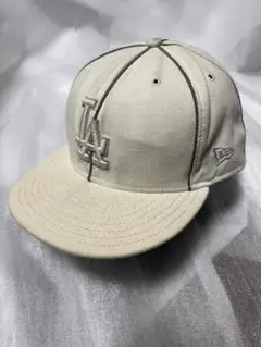 【レア】ニューエラ　newera キャップ　アイボリー　フリーサイズ