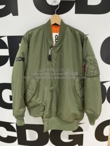 ■激レア!!■コムデギャルソンCDG アルファMA1カスタムジャケット■M■カーキー■新品タグ付■COMME des GARONS ALPHA MA1 exclusive