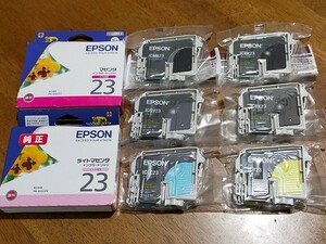 【全国送料無料】 EPSON 純正 IC8CL23 未使用（7色）計8個組 ※PM-4000PX
