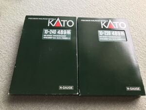 ◆◇KATO カトー　10-239＋10-240 489系初期形(白山・あさま) 基本 増結セットＤＣＣデコーダ対応　◇◆