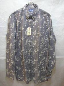 東洋　Suger Cane BD L/S Shirt Cｈ花　L　未着用長期保管品