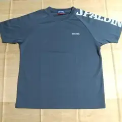 中古☆SPALDING メンズ 半袖 Tシャツ LLサイズ グレー ポリエステル