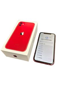 A10905 良品 Apple iPhone 11 MWM32J/A 128GB docomo PRODUCT RED スマートフォン スマホ 携帯電話 画面割れ