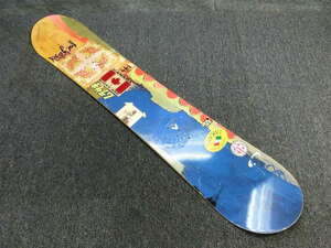 1552Y★BURTON FEELGOOD 144cm★中古★チューンナップ済み★ビギナー用/バートン/オールラウンド/メンテ済み