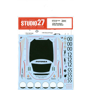 【STUDIO27】1/24 Roadster Dress up decal