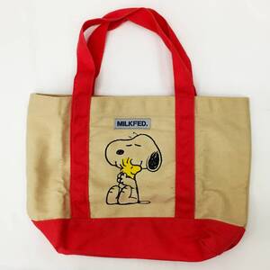 SNOOPY スヌーピー MILKFED ミニトート 〇自宅保管品=未使用品