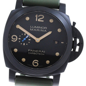 パネライ PANERAI PAM00661 ルミノールマリーナ 1950 カーボテック デイト 自動巻き メンズ 良品 _816482