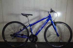 人気良品！MERIDA CROSSWAY 700C アルミ 21速 380mm BLUE クロスバイク