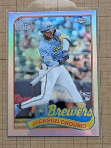 ジャクソン・チョーリオ【2024 TOPPS CHROME UPDATES BASEBALL】JACKSON CHOURIO RC 89CU-4 インサート 1989 TOPPS BASEBALL 