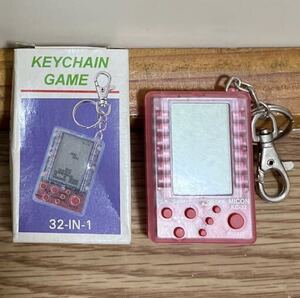 ジャンク品　KEYCHAIN GAME 32-IN-1 MICON KC-32 チェーンゲーム キーホルダーゲーム レトロゲーム 当時物　レトロ　レア　希少