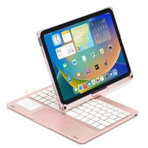 360度回転 2022 iPad 第10世代 キーボード タッチパッド バックライト付き iPad 10 10.9インチ カバー トラックパッド キーボードケース