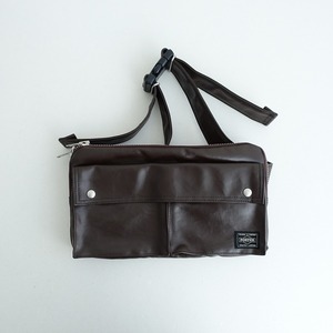 【定価2.5万】ポーター PORTER *FREE STYLE WAIST BAG*ウエストバッグブラウンボディバッグ吉田かばん(ba11-2411-135)【02L42】