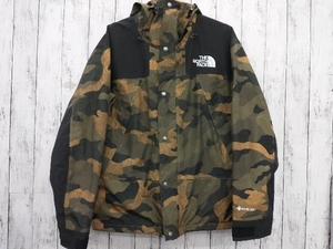 THE NORTH FACE ノースフェイス マウンテンパーカー メンズM レディースL ユニセックス モスグリーン 迷彩 GORE-TEX