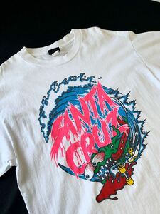 レア 90年代 ビンテージ NHS SANTA CRUZ サンタクルーズ ジムフィリップス 半袖Tシャツ メキシコ製 スケートT スケボー VINTAGE 90