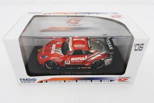 エブロ モチュール オーテックZ スーパーGT500 2006 #22 1/43 EBBRO MOTUL AUTECH SuperGT シルバー/レッド