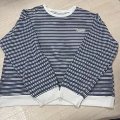 【SHEIN】 Dazy ストライプ　オーバーサイズ　スウェット　秋冬　Lサイズ