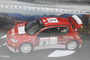 【入手困難・最終1点】１/43ixo　プジョー206WRC＃2（未開封・ジャンク）天才リチャード・バーンズ　最後のモンテカルロ　TOTAL