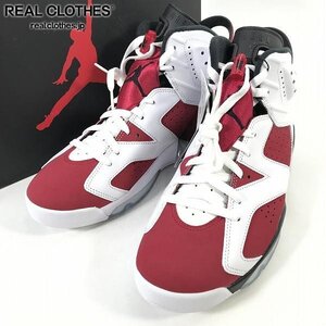 【未使用】NIKE/ナイキ AIR JORDAN 6 RETRO CARMINE/エアジョーダン6 レトロ カーマイン CT8529-106/28 /080