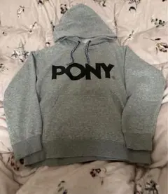 PONY パーカー　M グレー