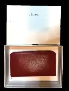 CELINE レッド 長財布