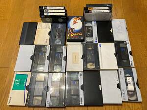 ビデオテープ 大量 VHS 使用済み 詳細不明 動作未確認 ハワード・ザ・ダック エンジェルハート マドンナ