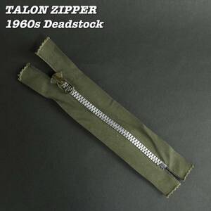 TALON ZIPPER 1960s OLIVE Deadstock ⑧ Vintage Made in USA タロン ジッパー アルミジッパー 1960年代 デッドストック ヴィンテージ