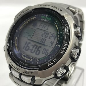 ＣＡＳＩＯ ＰＲＯ ＴＲＥＫ カシオ プロトレック マナスル 電波 タフソーラー 腕時計 ＰＲＸ－２５００Ｔ メンズ 箱付 時計/248