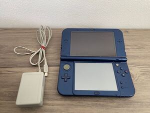 Nintendo Newニンテンドー3DS LL RED-001 メタリックブルー 通電確認済