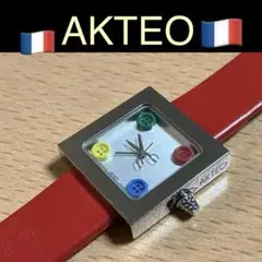 AKTEO アクテオ レディース クォーツ デザイン 腕時計 ハサミ フランス製