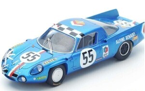 【スパーク】 1/43 アルピーヌ A210 No.55 14th ルマン 1968 J.-C. Andruet - J.-P. Nicolas[S4375]★未開封新品！