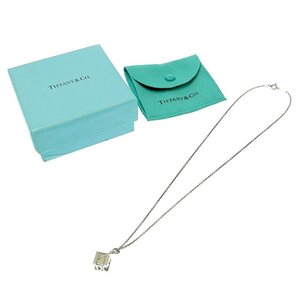 【1円スタート】【箱付き】TIFFANY & Co. ティファニー シルバー アトラスキューブ 7.3g 925刻印 ネックレス 388586