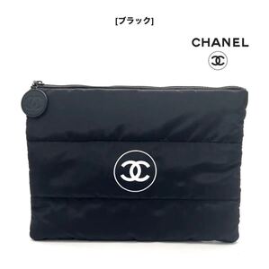 シャネル CHANEL ノベルティ ブラック ポーチ