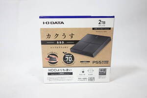 ☆新品☆ I・O DATA アイ・オー データ 外付け SSD 2TB ポータブル PS5対応 ビターブラック SSPL-UT2K