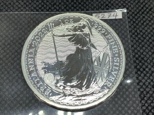 31.1グラム 2022年 (新品) イギリス「ブリタニア」純銀 1オンス 銀貨