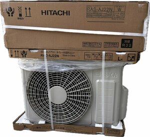 1円★未使用品　日立(HITACHI) エアコン◆白くまくん RAS-AJ22N(W) [スターホワイト] 　送料無料【4549873171937】