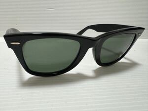 美品 B&L レイバン ウェイファーラー 5022 エボニー 黒 米国製 ボシュロム RAY BAN USA WAYFARER L2008 サングラス ビンテージ