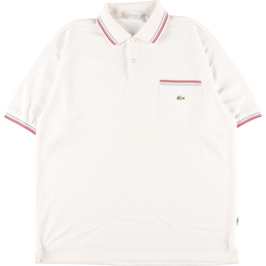 古着 90年代 ラコステ LACOSTE フレンチラコステ 半袖 ポロシャツ フランス製 7 メンズXL ヴィンテージ /eaa356395 【SS2409_30%】