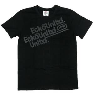 ECKO Unltd エコー アンリミテッド ブランドロゴ S/S 半袖 Tシャツ (ブラック) (XL) [並行輸入品]