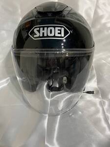 ショウエイ SHOEI J-Cruise ジェイクルーズ ジェット ヘルメット ブラック　 L サイズ　 