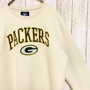 47Brand NFL GreenBay Packers グリーンベイ・パッカーズ スウェット トレーナー M USA古着 アメリカ古着