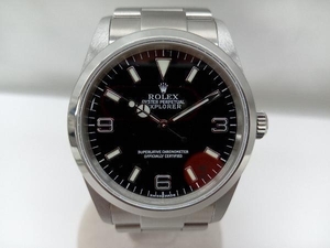 【ROLEX／EXPLORER】Ref114270 自動巻 時計 タイミング調整済 防水検査済 ロレックス エクスプローラ 腕時計 中古