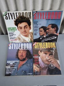 まとめ売り!!｜雑誌｜BRUTUS ブルータス／STYLEBOOK〈1986～1987年/4冊セット〉◆マガジンハウス◆流行/コーディネーション/トラッド/他