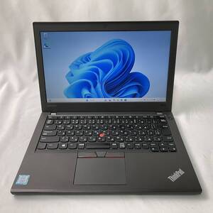 Lenovo ThinkPad X270 20HMS7T400 ◆Intel Core i3-7100U @ 2.40GHz◆メモリ4GB/HDD500GB◆12.5型HD◆Win11【ジャンク品】1561