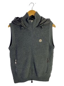 MONCLER◆ダウンベスト/S/ナイロン/GRY/tind-15-190