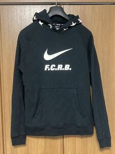 美品 NIKE×FCRB PULL OVER STAR HOODY スター スウェット パーカー 黒 ブラックF.C.Real Bristol ナイキ名古屋限定F.C.R.B. Lサイズ