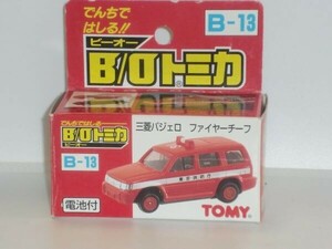 トミカ B/Oトミカ B-13 三菱 パジェロ ファイヤーチーフ　動作保証なし　