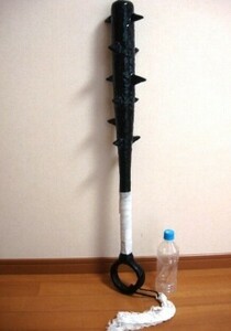 新品 コスプレ 鬼灯の冷徹 金棒(大(85cm）武器 仮装 黒 房付き 舞台など 長物