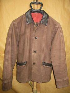 テンダーロイン　TENDERLOIN　T-SUEDE JKT　レザー　ジャケット　ブラウン　XS