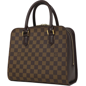 ルイ・ヴィトン Louis Vuitton トリアナ 手提げ ハンドバッグ ダミエ ブラウン N51155 レディース 【中古】