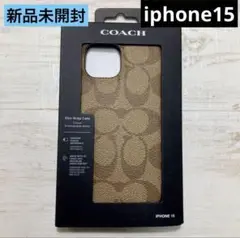 【新品未使用】コーチ COACH iPhone15 携帯 カバー スマホケース